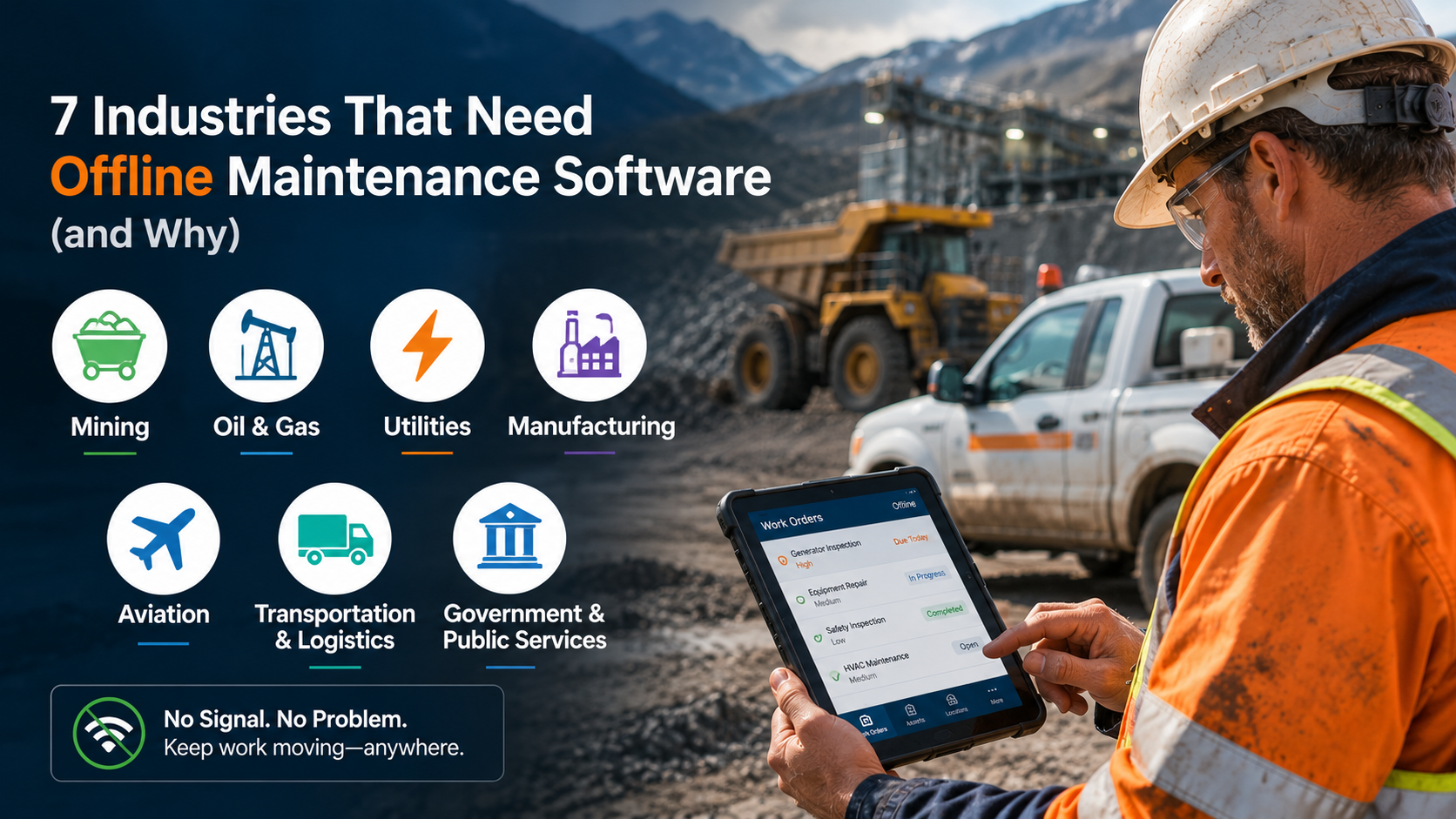 7 Industries That Need Offline Maintenance Software (and Why)