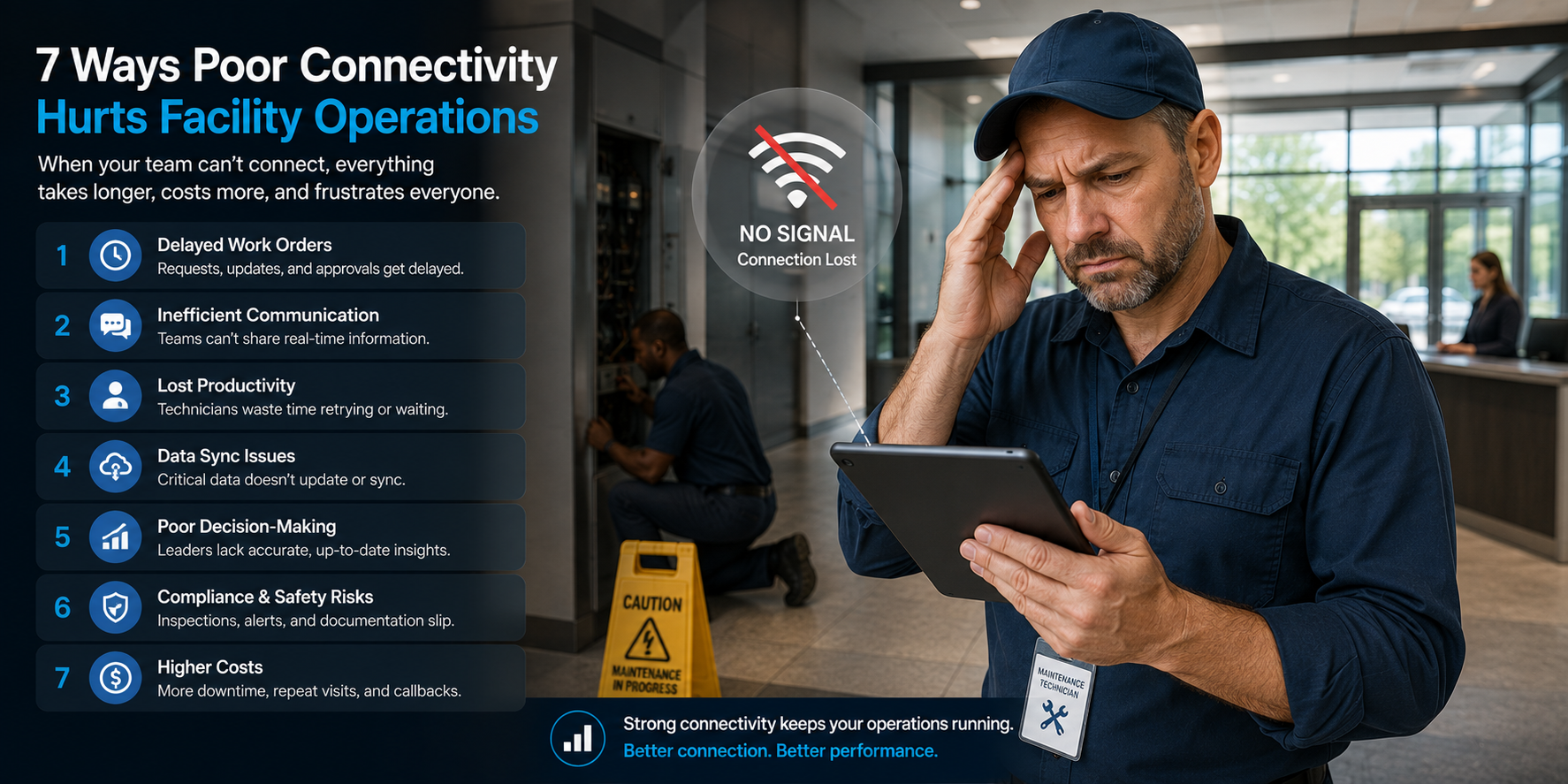 7 Ways Poor Connectivity Hurts Facility Operations