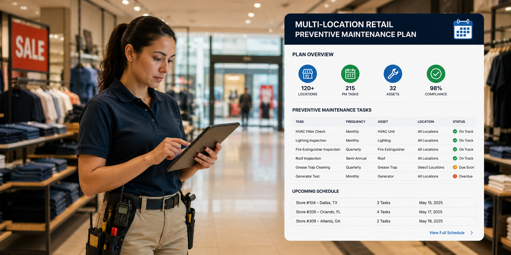 How to Create a Preventive Maintenance Plan for Multi-Location Retail Stores